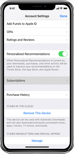 apple itunes subscription